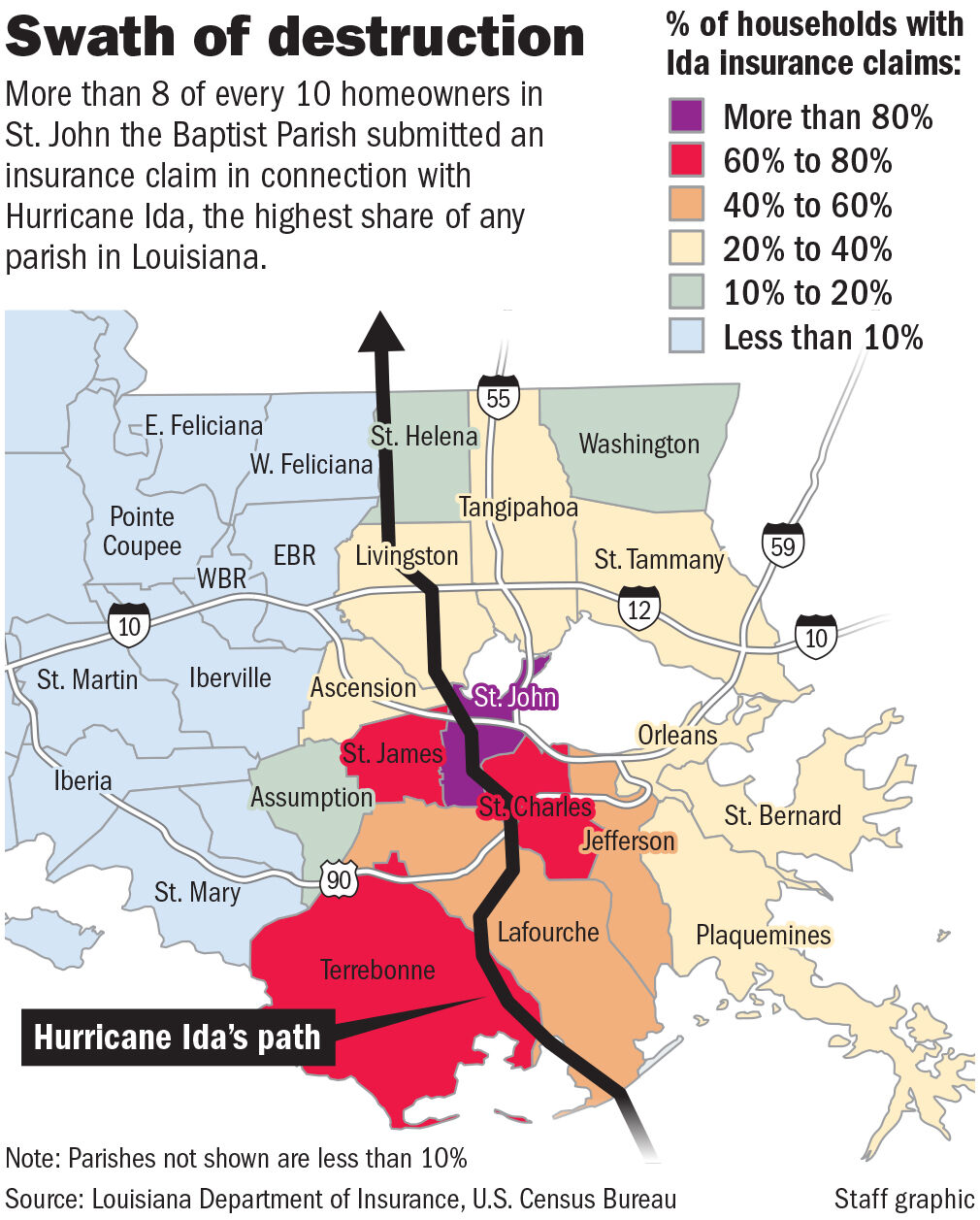032722 Ida claims parish map